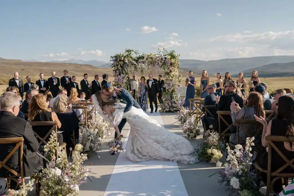 4 eagle ranch wedding ceremony