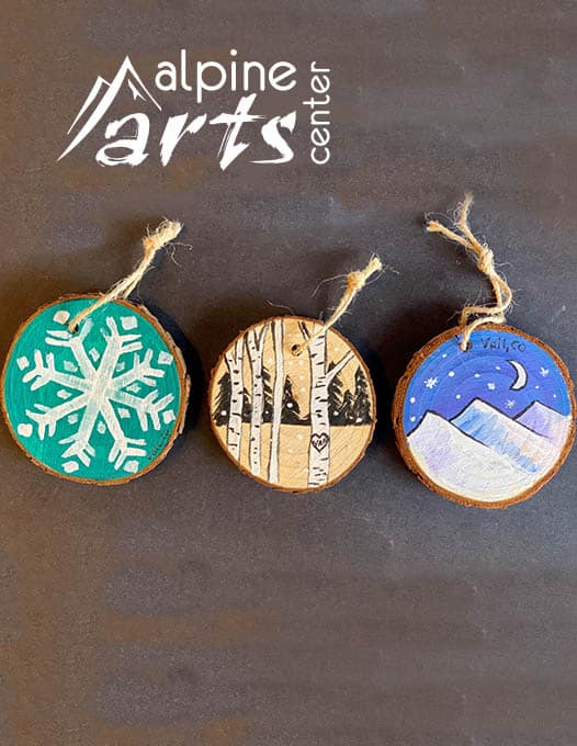 Three alpine arts holiday crafts.