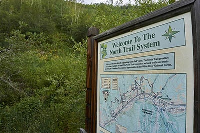 North Trail Sign