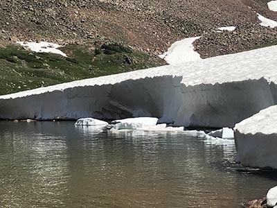 deluge alpine lake melt