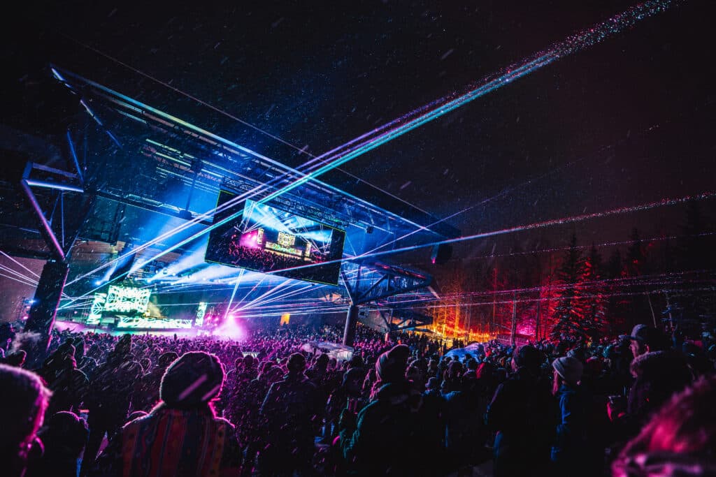 Outdoor concert with Snow at GRFA in Vail, CO