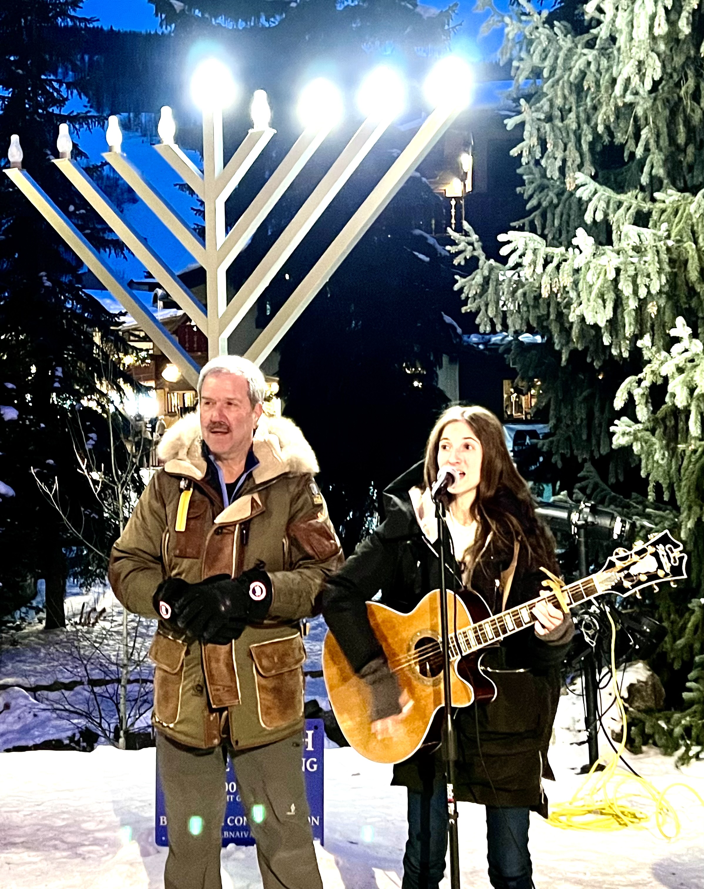 Menorah Lighting with B'nai Vail Congregation